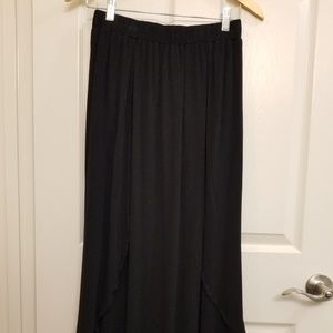 Black Linen Joe B Skirt